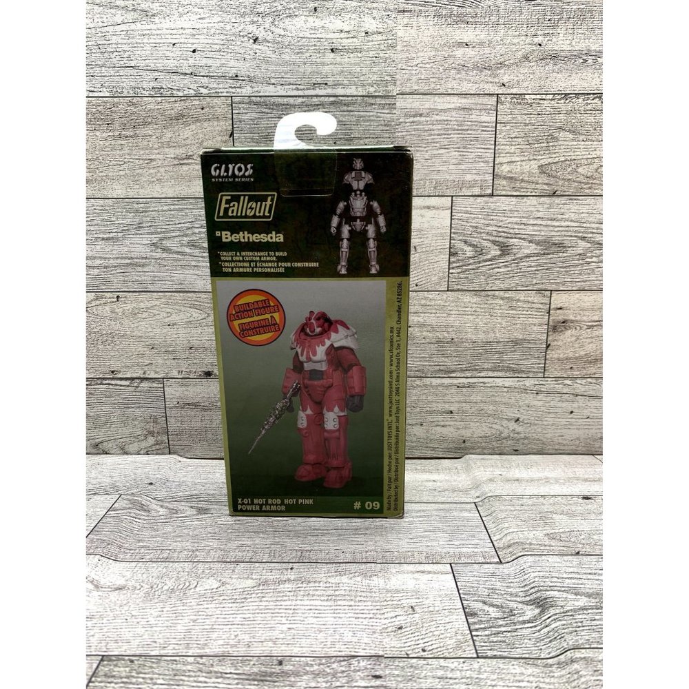 Fallout Bethesda Power Armor X-01 Hot Rod Hot Pink Target Exclusive - Picture 7 of 7
